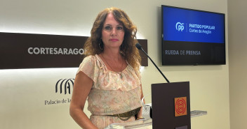 La portavoz adjunta del Grupo Parlamentario Popular, Carmen Herrarte