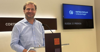 Fernando Ledesma, portavoz del PP en las Cortes de Aragón